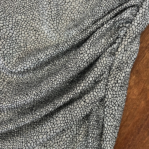 Aqua One Shoulder Short Silver Dress - Picture 3 of 5